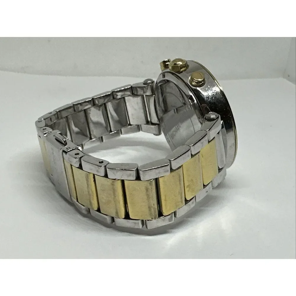 Michael Kors Parker MK5626 Women's Two-Tone Glitz Analog Dial Quartz Watch NUL46